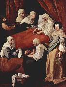 Francisco de Zurbaran The Birth of the Virgin, France oil painting artist